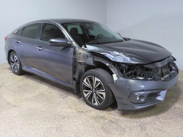 2HGFC1F70HH645185 - 2017 HONDA CIVIC EXL GRAY photo 1