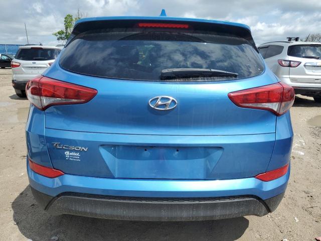 KM8J33A46JU663383 - 2018 HYUNDAI TUCSON SEL BLUE photo 6