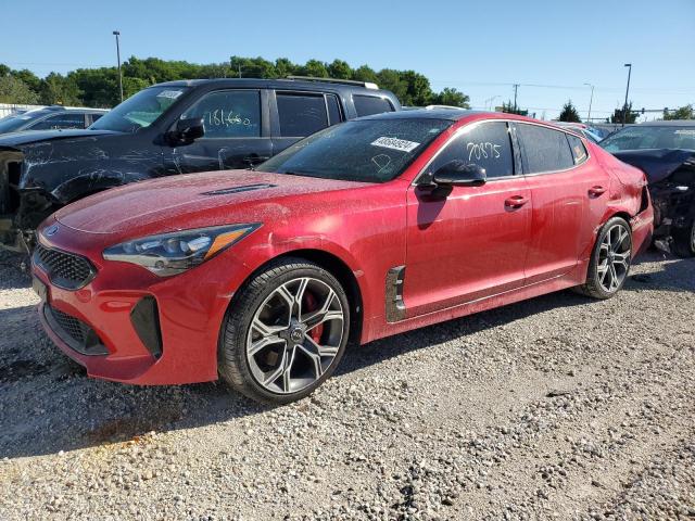 KNAE45LC3J6030280 - 2018 KIA STINGER GT1 RED photo 1