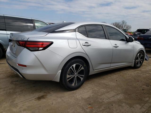 3N1AB8CV0LY215654 - 2020 NISSAN SENTRA SV SILVER photo 3