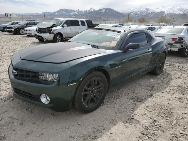 2G1FB1E3XD9168519 - 2013 CHEVROLET CAMARO LT GREEN photo 1