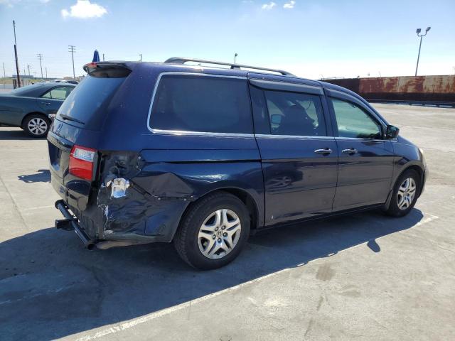 5FNRL38477B059193 - 2007 HONDA ODYSSEY EX BLUE photo 3