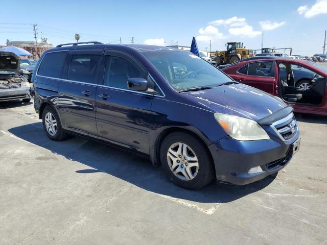 5FNRL38477B059193 - 2007 HONDA ODYSSEY EX BLUE photo 4