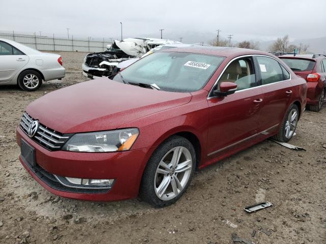 1VWCV7A37FC047899 - 2015 VOLKSWAGEN PASSAT SEL RED photo 1