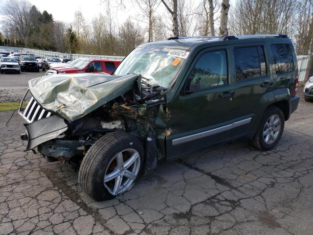 1J8GN58K08W156009 - 2008 JEEP LIBERTY LIMITED GREEN photo 1