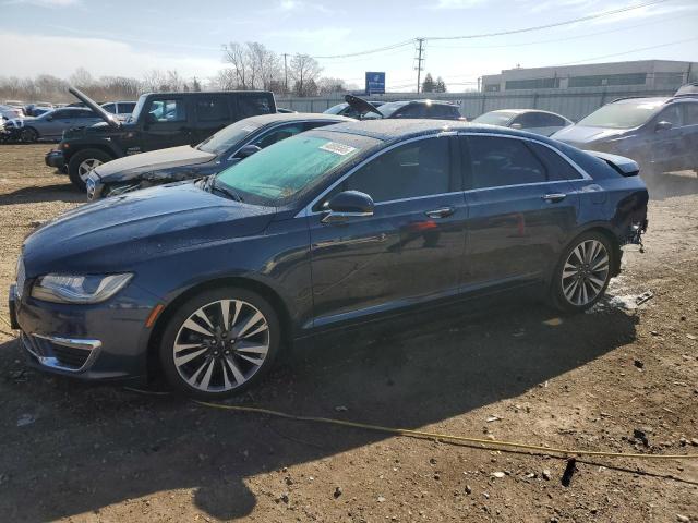 3LN6L5E98HR622360 - 2017 LINCOLN MKZ RESERVE BLUE photo 1