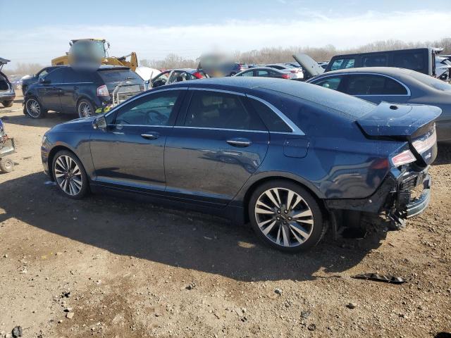 3LN6L5E98HR622360 - 2017 LINCOLN MKZ RESERVE BLUE photo 2
