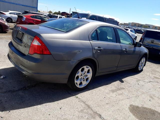 3FAHP0HA6BR114847 - 2011 FORD FUSION SE GRAY photo 3