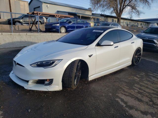 5YJSA1E20HF183807 - 2017 TESLA MODEL S თეთრი ფოტო 1