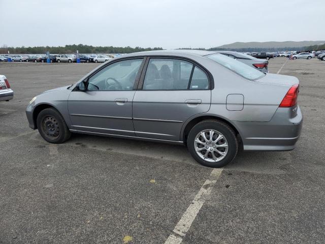 2HGES15514H507423 - 2004 HONDA CIVIC LX SILVER photo 2