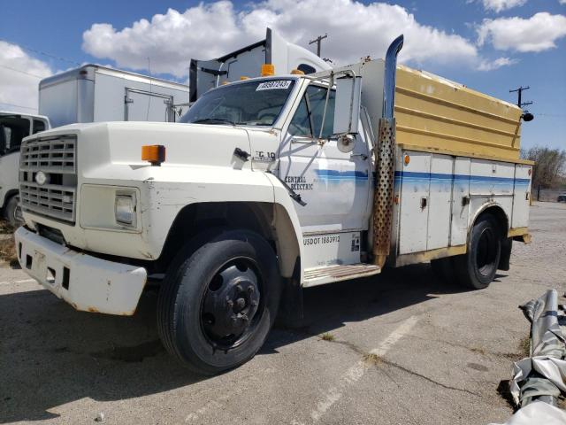 1FDNK64P2KVA00920 - 1989 FORD F600 F TWO TONE photo 1