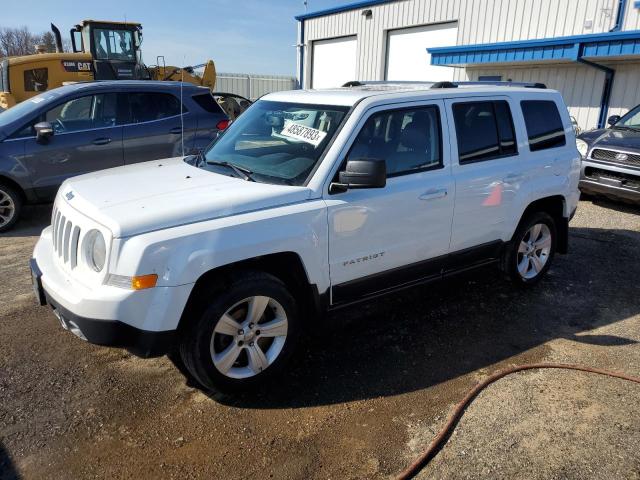 1C4NJRCB3ED928521 - 2014 JEEP PATRIOT LIMITED WHITE photo 1