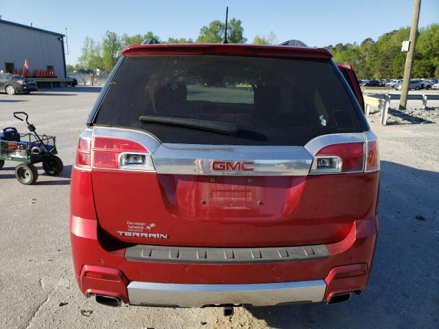 2GKFLYE31D6165074 - 2013 GMC TERRAIN DENALI RED photo 6