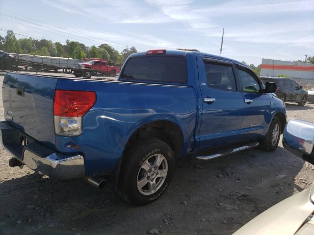 5TBEV54198S478507 - 2008 TOYOTA TUNDRA CREWMAX BLUE photo 3