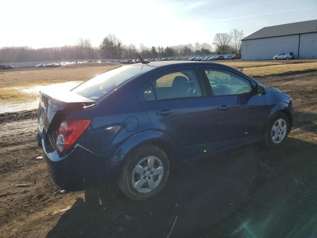 1G1JA5SH4D4205796 - 2013 CHEVROLET SONIC LS BLUE photo 3