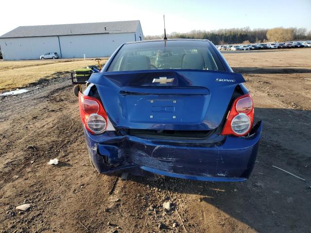 1G1JA5SH4D4205796 - 2013 CHEVROLET SONIC LS BLUE photo 6