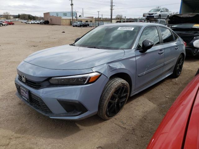 2HGFE2F57NH578255 - 2022 HONDA CIVIC SPORT 灰色 照片 1