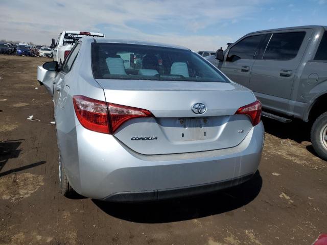 2T1BURHE3HC834668 - 2017 TOYOTA COROLLA L SILVER photo 6