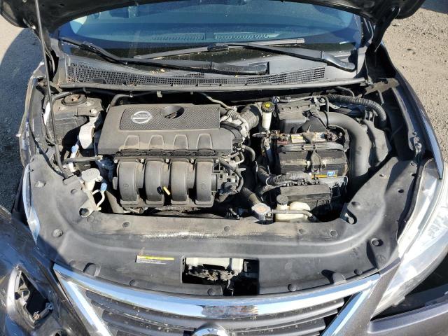 3N1AB7AP6DL780696 - 2013 NISSAN SENTRA S GRAY photo 11