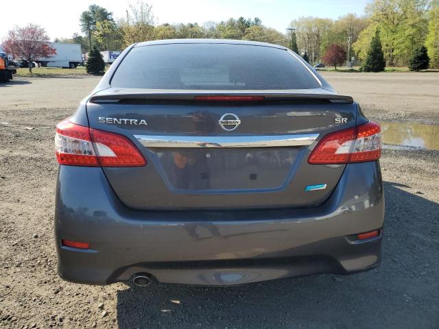 3N1AB7AP6DL780696 - 2013 NISSAN SENTRA S GRAY photo 6