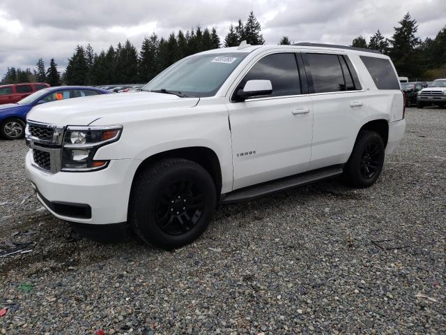 1GNSKBKCXHR120165 - 2017 CHEVROLET TAHOE K1500 LT WHITE photo 1