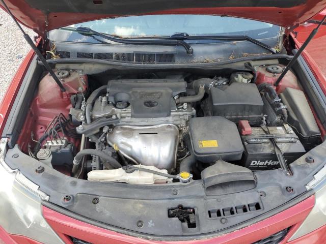 4T1BF1FK4EU849646 - 2014 TOYOTA CAMRY L RED photo 11