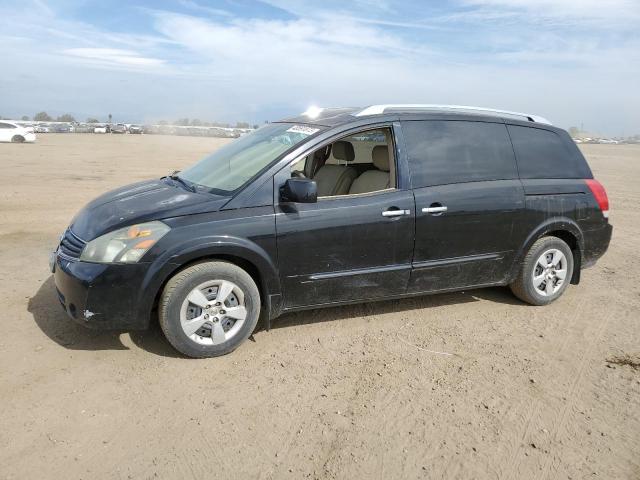 5N1BV28U87N120229 - 2007 NISSAN QUEST S BLACK photo 1