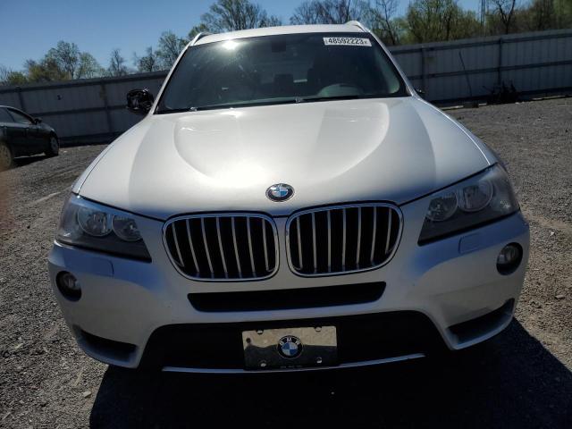 5UXWX9C57E0D24802 - 2014 BMW X3 XDRIVE28I SILVER photo 5