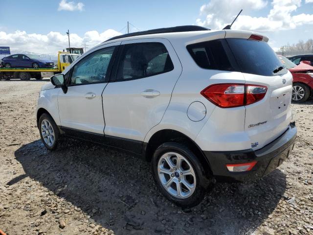 MAJ6S3GL0KC299194 - 2019 FORD ECOSPORT SE Biały zdjęcie 2