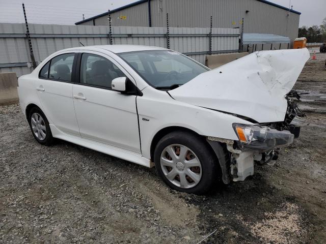 JA32U2FUXFU006701 - 2015 MITSUBISHI LANCER ES WHITE photo 4