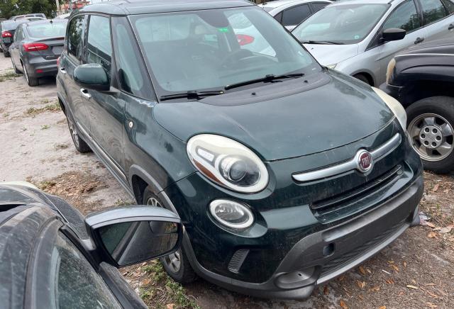 ZFBCFADH5EZ009235 - 2014 FIAT 500L TREKKING GREEN photo 1