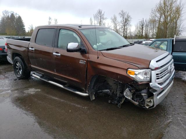 5TFAY5F14EX415184 - 2014 TOYOTA TUNDRA CREWMAX PLATINUM BROWN photo 4