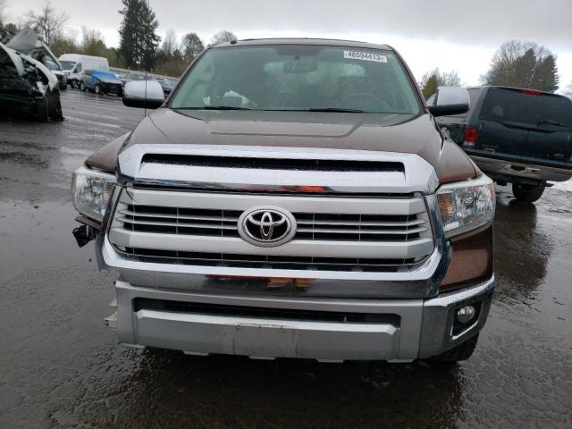 5TFAY5F14EX415184 - 2014 TOYOTA TUNDRA CREWMAX PLATINUM BROWN photo 5