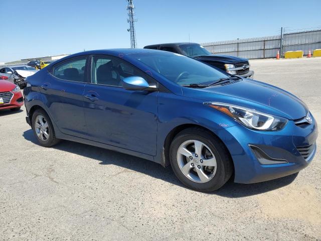 KMHDH4AEXFU454068 - 2015 HYUNDAI ELANTRA SE BLUE photo 4