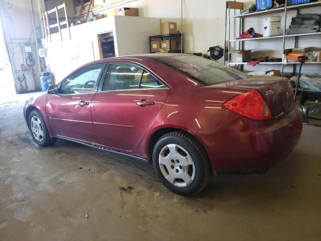 1G2ZF57BX84113960 - 2008 PONTIAC G6 VALUE LEADER BURGUNDY photo 2