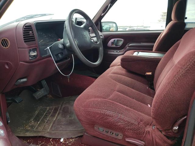 1GTEC19M0TE545146 - 1996 GMC SIERRA C1500 BURGUNDY photo 7