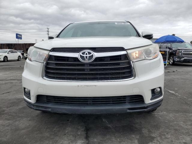 5TDKKRFH3GS159462 - 2016 TOYOTA HIGHLANDER XLE 白色 照片 5