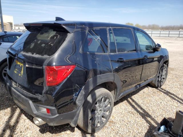 5FNYF8H51PB009799 - 2023 HONDA PASSPORT EXL შავი ფოტო 3