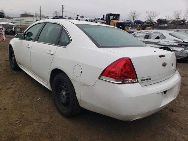 2G1WD5E31E1179135 - 2014 CHEVROLET IMPALA LIM POLICE WHITE photo 2