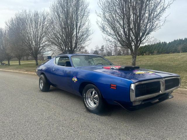 WH23G1G221431 - 1971 DODGE CHARGER BLUE photo 1