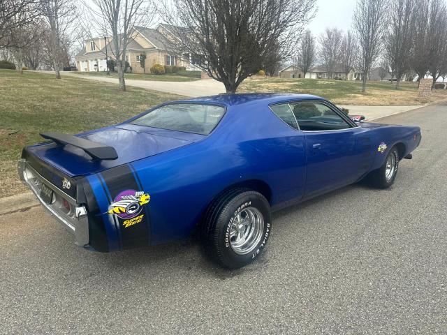 WH23G1G221431 - 1971 DODGE CHARGER BLUE photo 4