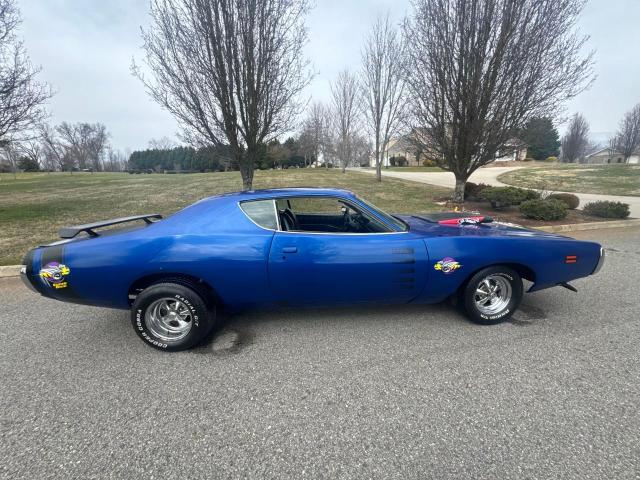 WH23G1G221431 - 1971 DODGE CHARGER BLUE photo 9
