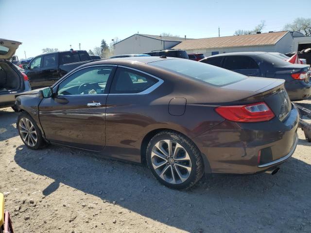 1HGCT2B83DA001325 - 2013 HONDA ACCORD EXL BROWN photo 2