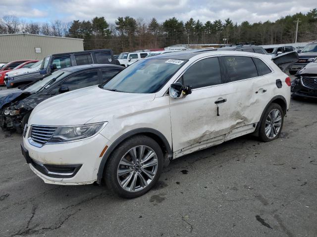 2LMTJ8LP0GBL41604 - 2016 LINCOLN MKX RESERVE WHITE photo 1