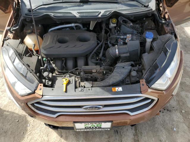 MAJ6S3GL5LC356734 - 2020 FORD ECOSPORT SE 棕色 照片 12
