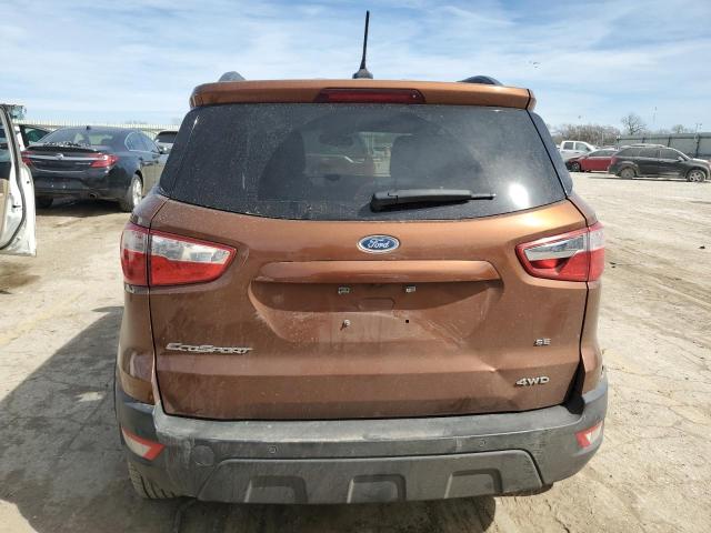 MAJ6S3GL5LC356734 - 2020 FORD ECOSPORT SE 棕色 照片 6