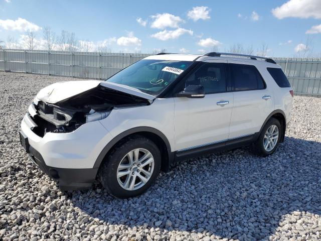 1FM5K7D89FGA91760 - 2015 FORD EXPLORER XLT WHITE photo 1