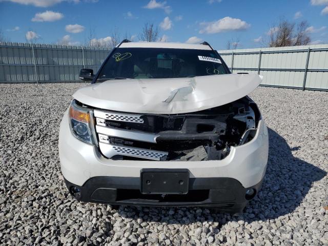 1FM5K7D89FGA91760 - 2015 FORD EXPLORER XLT WHITE photo 5