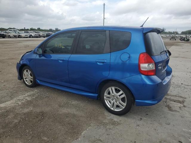 JHMGD38607S060242 - 2007 HONDA FIT S BLUE photo 2