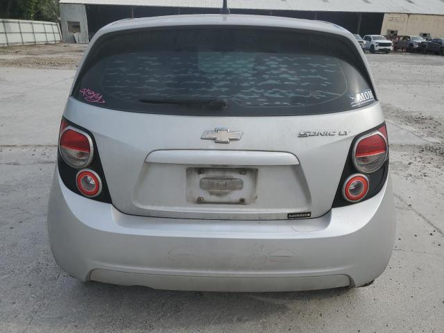 1G1JC6SH1D4109186 - 2013 CHEVROLET SONIC LT SILVER photo 6